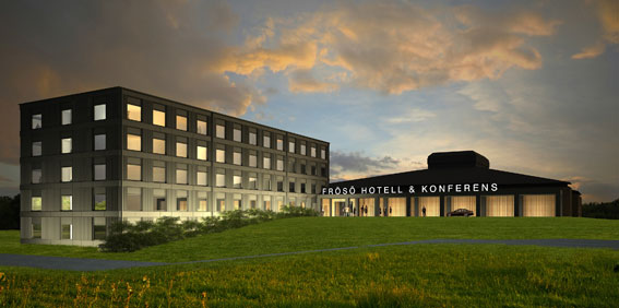 Östersund får ett nytt hotell 2015. Bild: Swedavia.