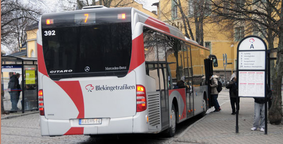 Snart är det kört för sjuans buss i Karlskrona. Men i övrigt ökar Blekingetrafiken utbudet i staden. Foto: Ulo Maasing.
