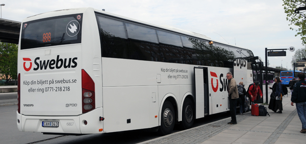 Digitala hållplatskartor på nätet ska hjälpa resenärer att hitta expressbussen. Foto: Ulo Maasing.