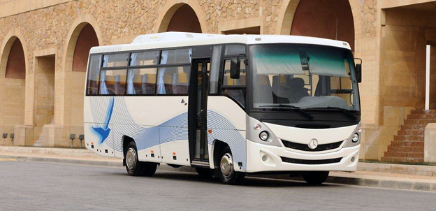 Daimler Buses har nu börjat exportera de första bussarna från sin bussfabrik i Indien. Foto: Daimler Buses.