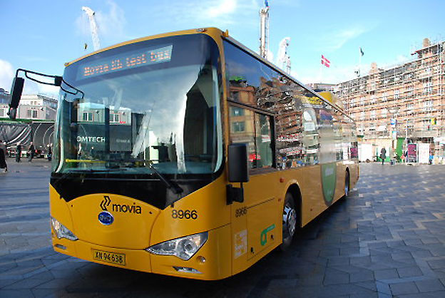 Movia i Köpenhamn testar BYD:s elbuss vilket vi tidigare skrivit om. Foto: Movia.