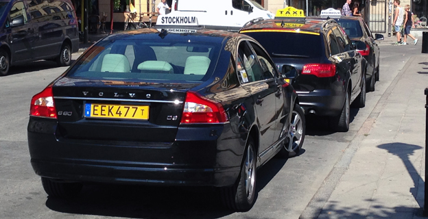 Mer taxi, mindre buss i kollektivtrafiken, kampanjar Taxiförbundet för. Foto: Ulo Maasing.