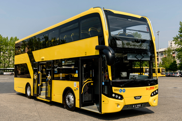 VDL:s första renodlade dubbeldäckare för stadstrafik, VDL Citea DLF-114. Foto: VDL.