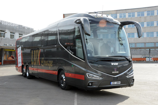 De nya Scania Irizar i8-bussarna har en elegant design.