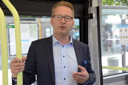 Niklas Gustafsson, hållbarhetschef, Volvo. Foto: Ulo Maasing.