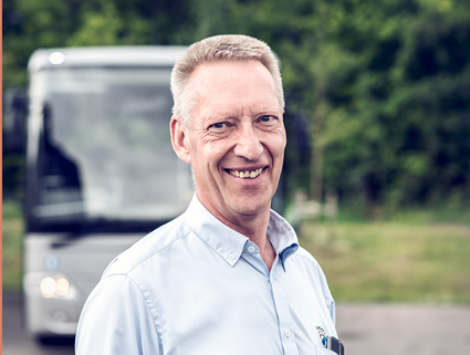 Hans Bäck, vd för StångåBuss som köper Ringarums Busstrafik.