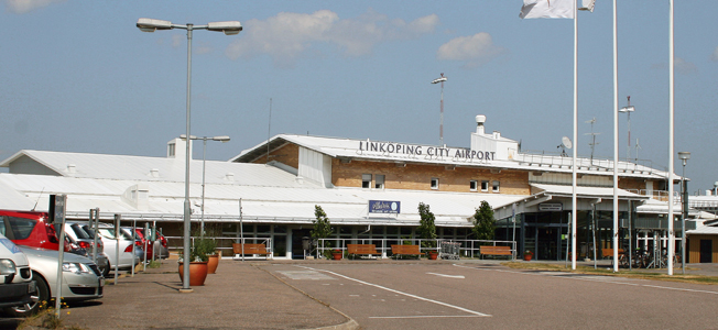 Linköping City Airport får flygbussar från den 19 september. Foto: Skistar/Wikimedia Commons.