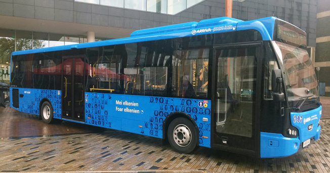 Den holländska busstilverkaren har fått en order på 228 bussar av modell Citea i olika versioner, varav 30 elbussar. Beställare är Arriva. Foto: VDL.