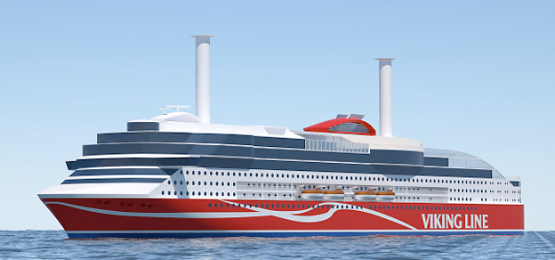 Viking Line bygger nytt för rutten Stockholm - Åland – Åbo. Bild: Viking Line.