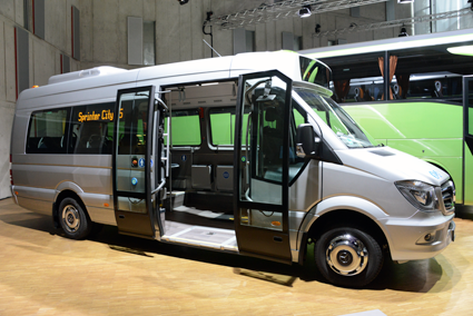 Premiär i vänsterstyrt utförande blir det för Sprinter City 45. Foto: Ulo Maasing.